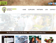 Tablet Screenshot of greentable.net